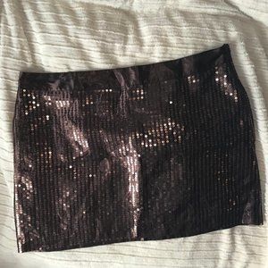 Gap Brown Sequin Skirt